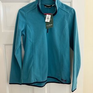 NWT L.L. Bean Fleece Quarter-Zip